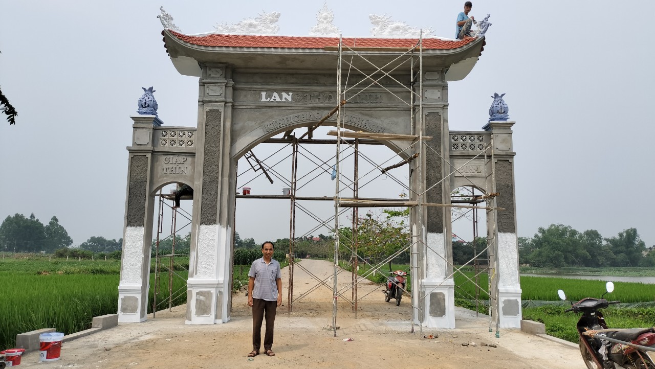 NHÂN DÂN THÔN THÁI BÌNH XÃ ĐỒNG THÁI XÂY DỰNG CỔNG LÀNG THỰC HIỆN PHONG TRÀO “XÂY DỰNG VÀ GIỮ GÌN THÔN, XÓM, NGÕ SÁNG, XANH, SẠCH, ĐẸP, AN TOÀN”